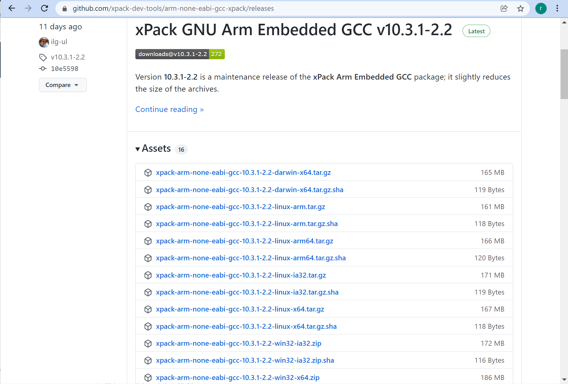 XPack Tools Arm Embedded GCC Toolchain